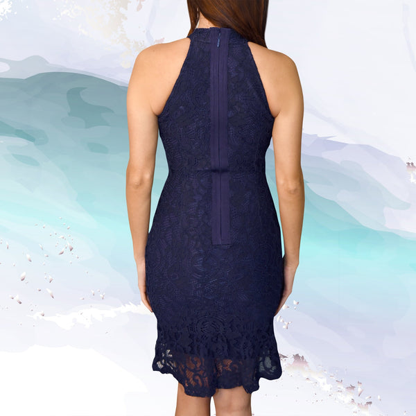 Load image into Gallery viewer, LIMITED CHAMONIX BLUE - SEXY DRESS CO.